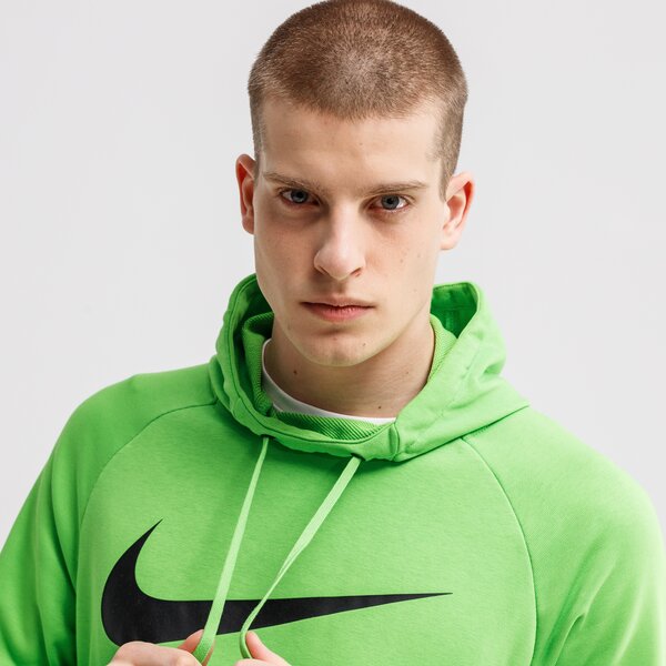 Bluza męska NIKE BLUZA Z KAPTUREM DRI-FIT cz2425-304 kolor zielony