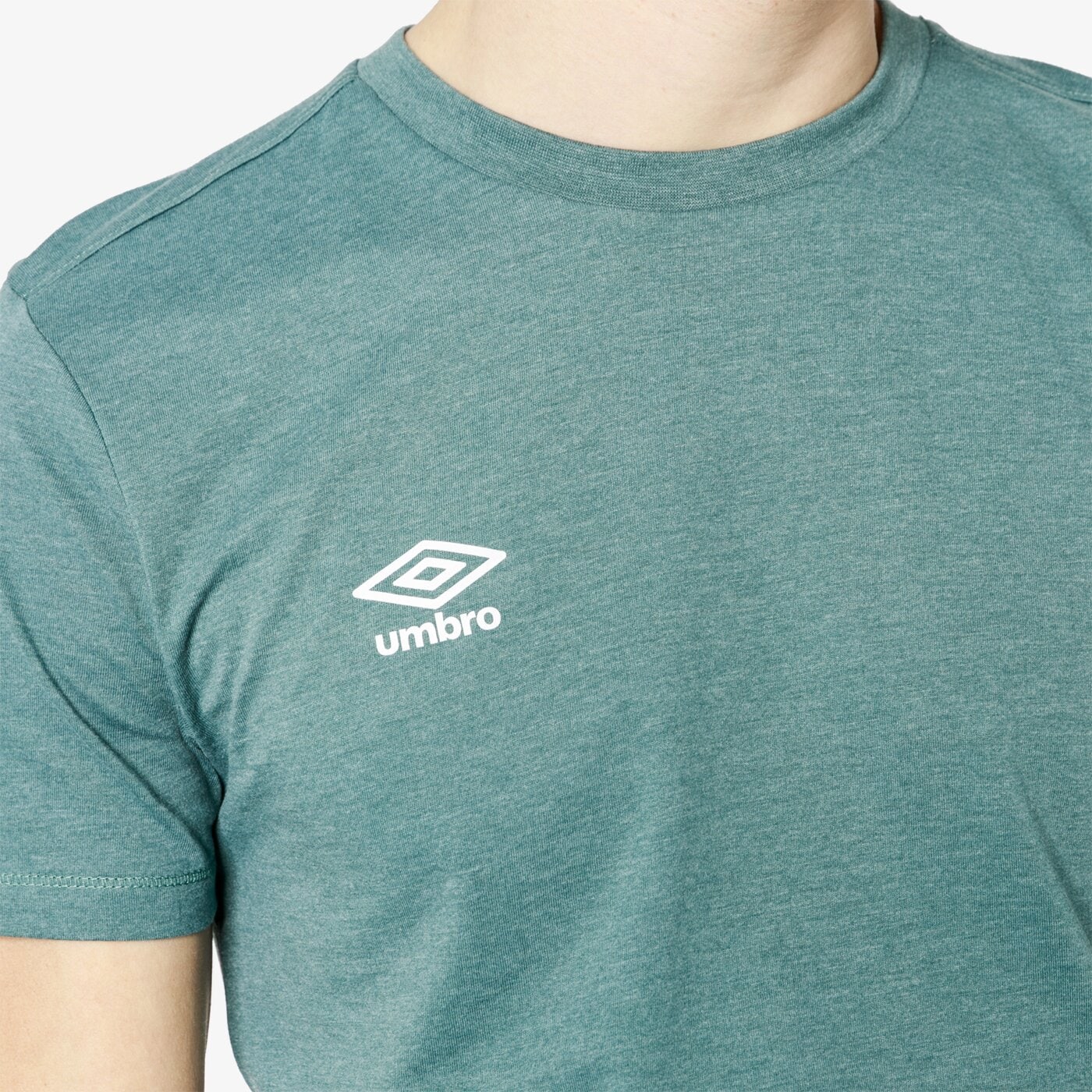 Koszulka męska UMBRO T-SHIRT SS FW SMALL LOGO COTTON 65353u-gvk kolor niebieski