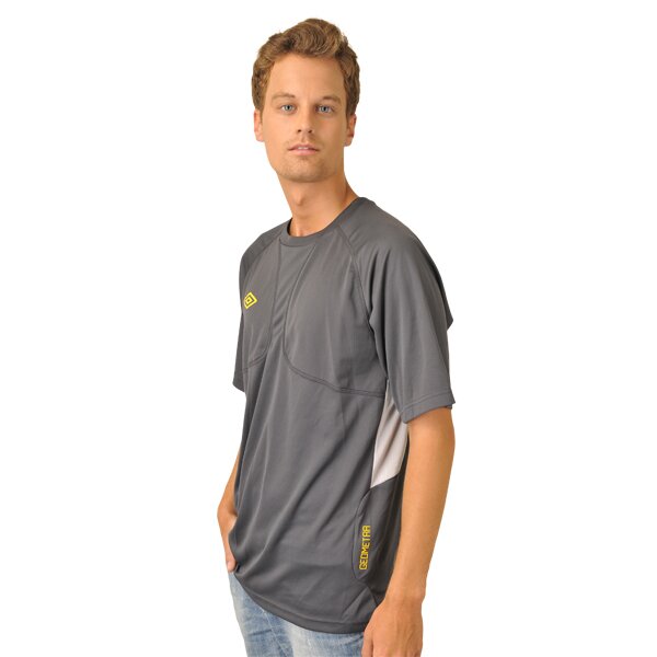 Koszulka męska UMBRO T-SHIRT GEOMETRA POLY TEE 60795uzri kolor szary