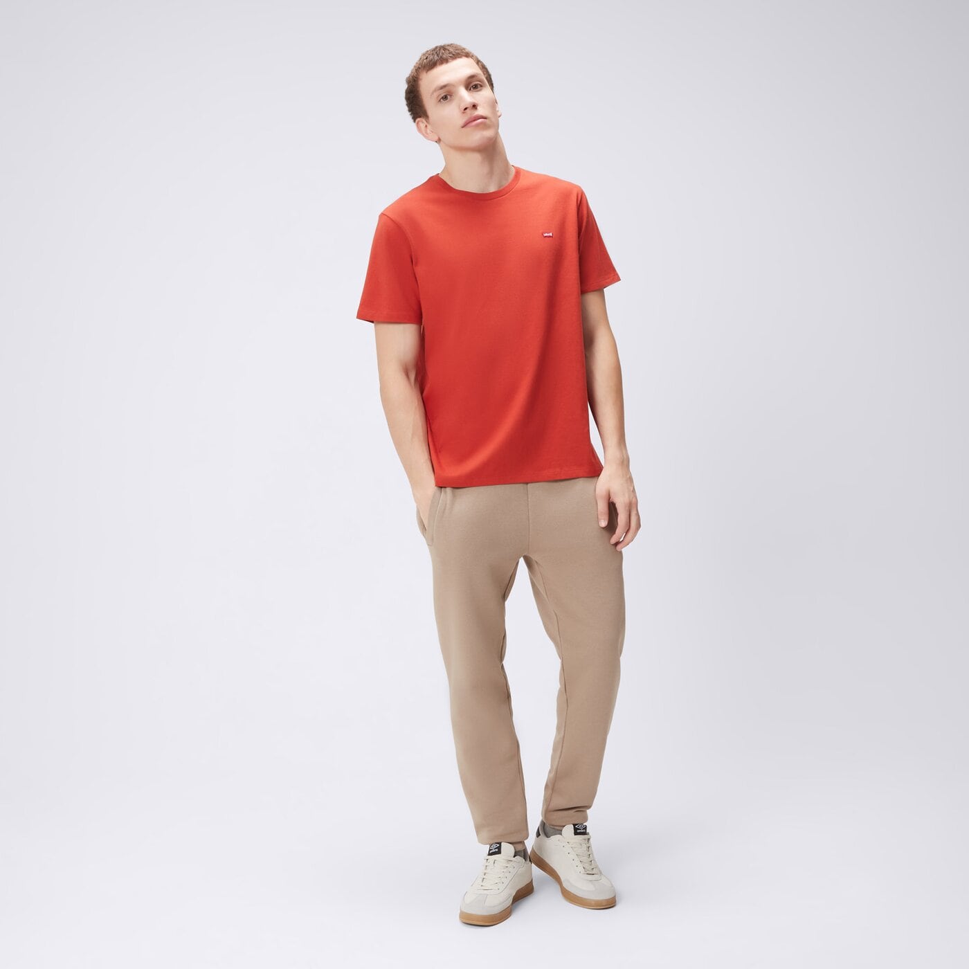 Koszulka męska LEVI'S T-SHIRT SS ORIGINAL HM TEE REDS 56605-0298 kolor czerwony