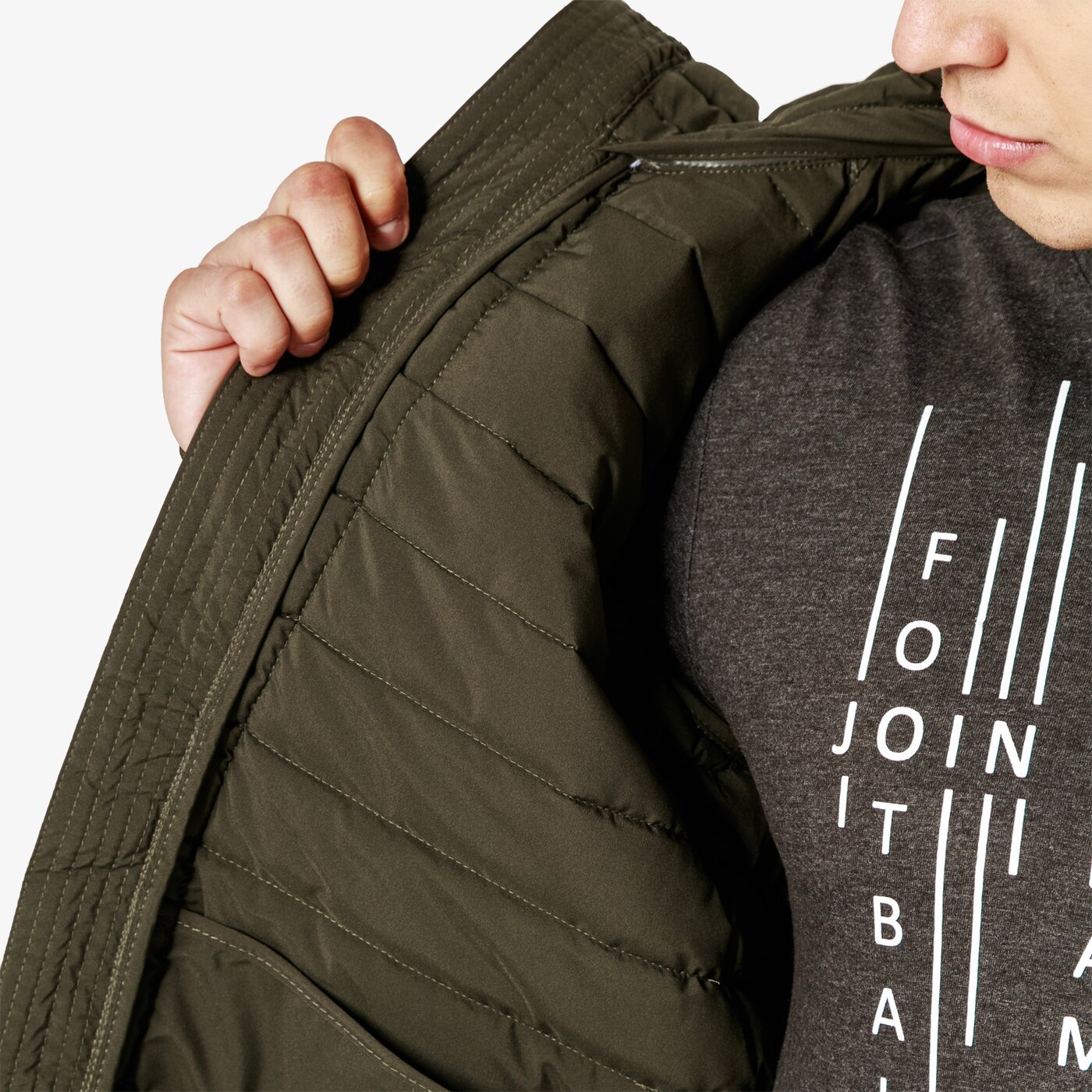 Kurtka zimowa męska FEEWEAR KURTKA PECOS fw38kum34002 kolor khaki