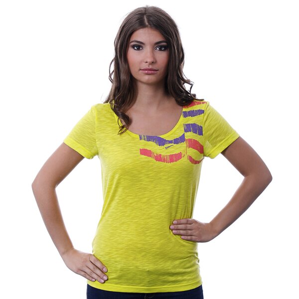 Koszulka damska REEBOK T-SHIRT DANCE GRAPHIC T z23430 kolor żółty