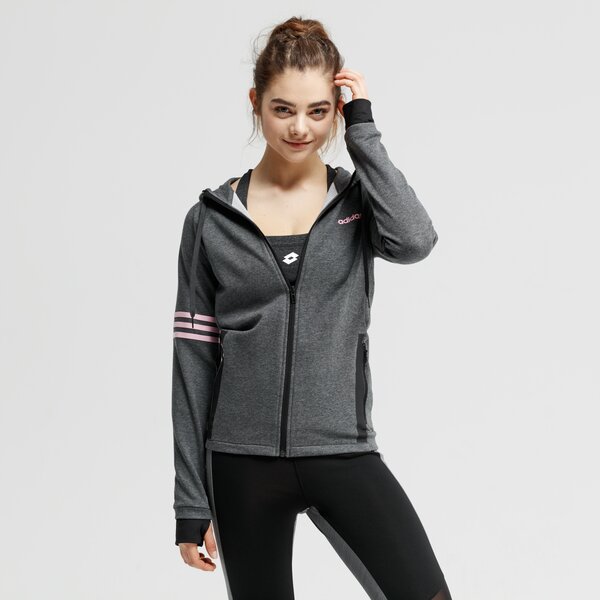 Bluza damska ADIDAS BLUZA W E MO FZ du0714 kolor szary