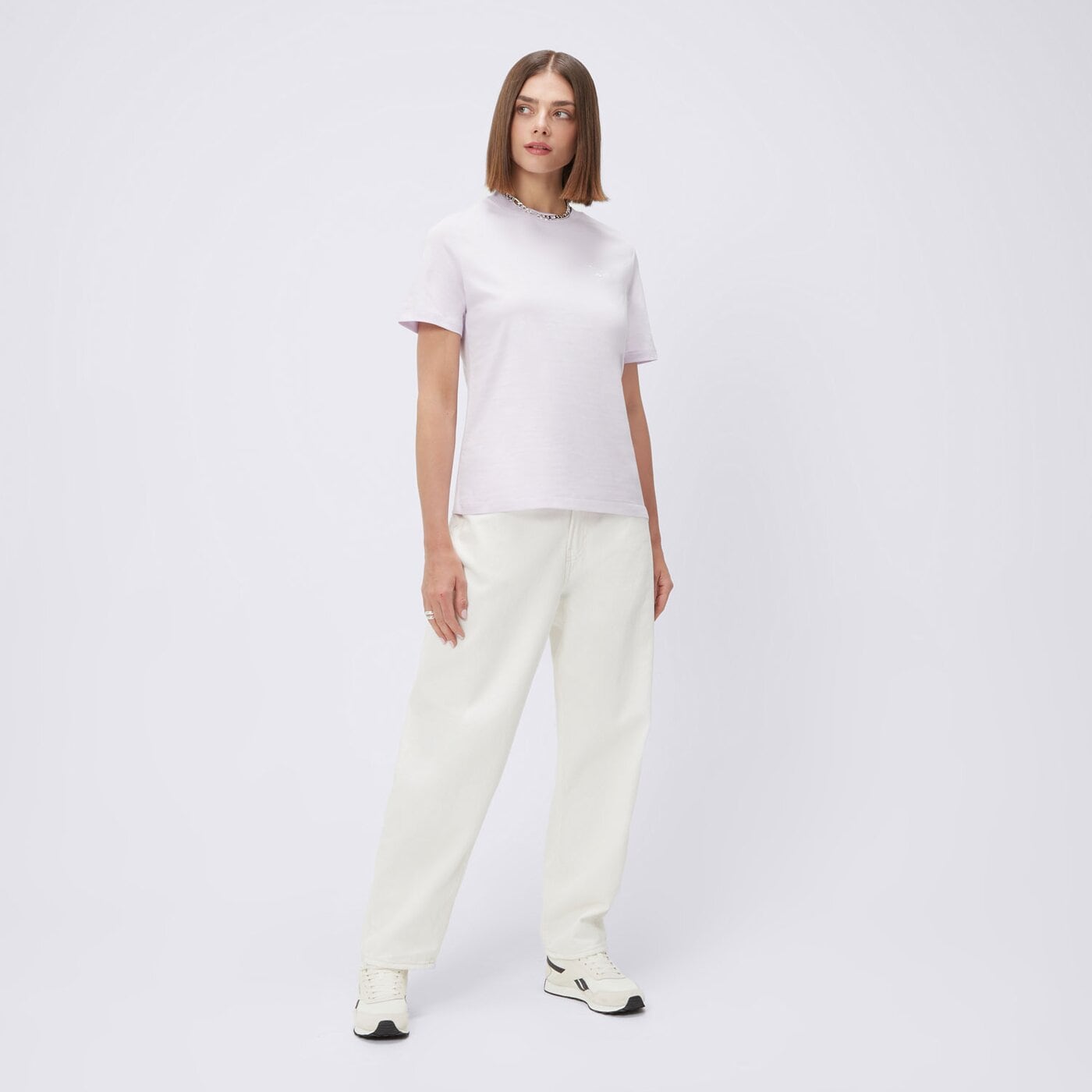 Koszulka damska REEBOK T-SHIRT RI SL NO POCKET 100235319 kolor fioletowy