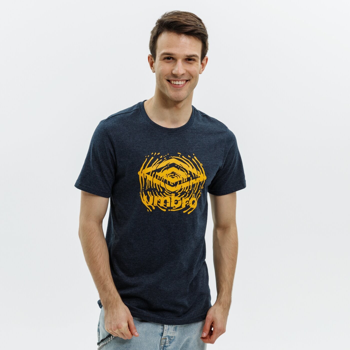 Koszulka męska UMBRO T-SHIRT NENEKO ul321tsm01003 kolor granatowy