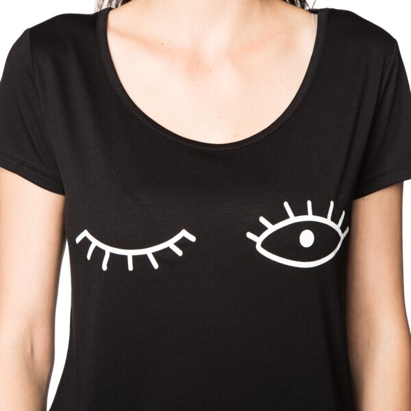 Koszulka damska UMBRO T-SHIRT MASCARA ul36tsd04001 kolor czarny