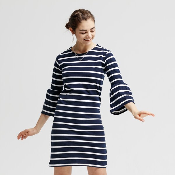 Sukienka damska FEEWEAR SUKIENKA URUBAMBA fw19sud14001 kolor granatowy