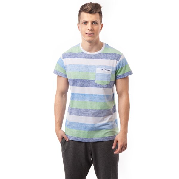 Koszulka męska LOTTO T-SHIRT TROBO lo15tsm77001 kolor multicolor