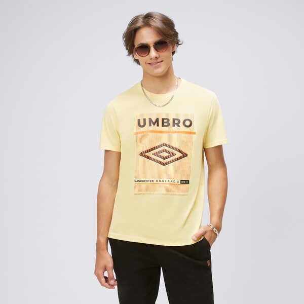 Koszulka męska UMBRO T-SHIRT YAMADO ul123tsm15002 kolor żółty