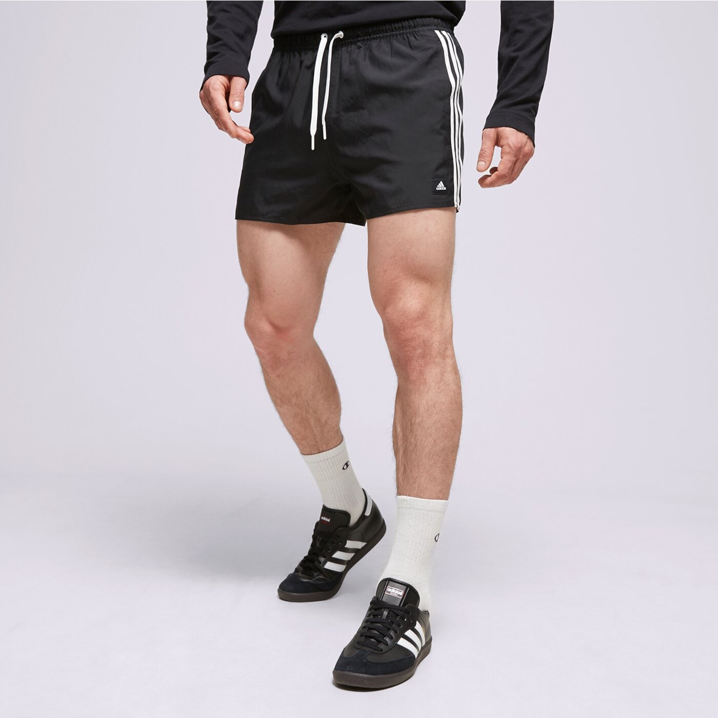 Kąpielówki męskie ADIDAS SZORTY 3S CLX SH VSL ht4367 kolor czarny