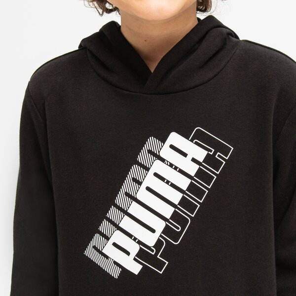 Bluza dziecięca PUMA BLUZA Z KAPTUREM PUMA POWER LOGO TR B 847297 01 kolor czarny