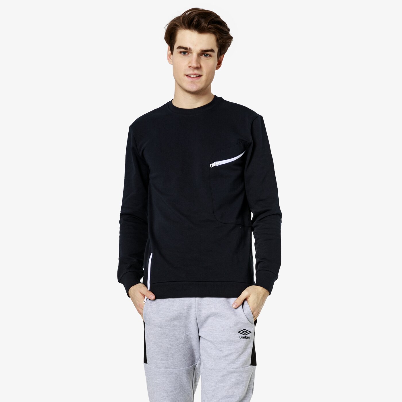 Bluza męska LOTTO BLUZA CARDITO lo19blm16001 kolor czarny