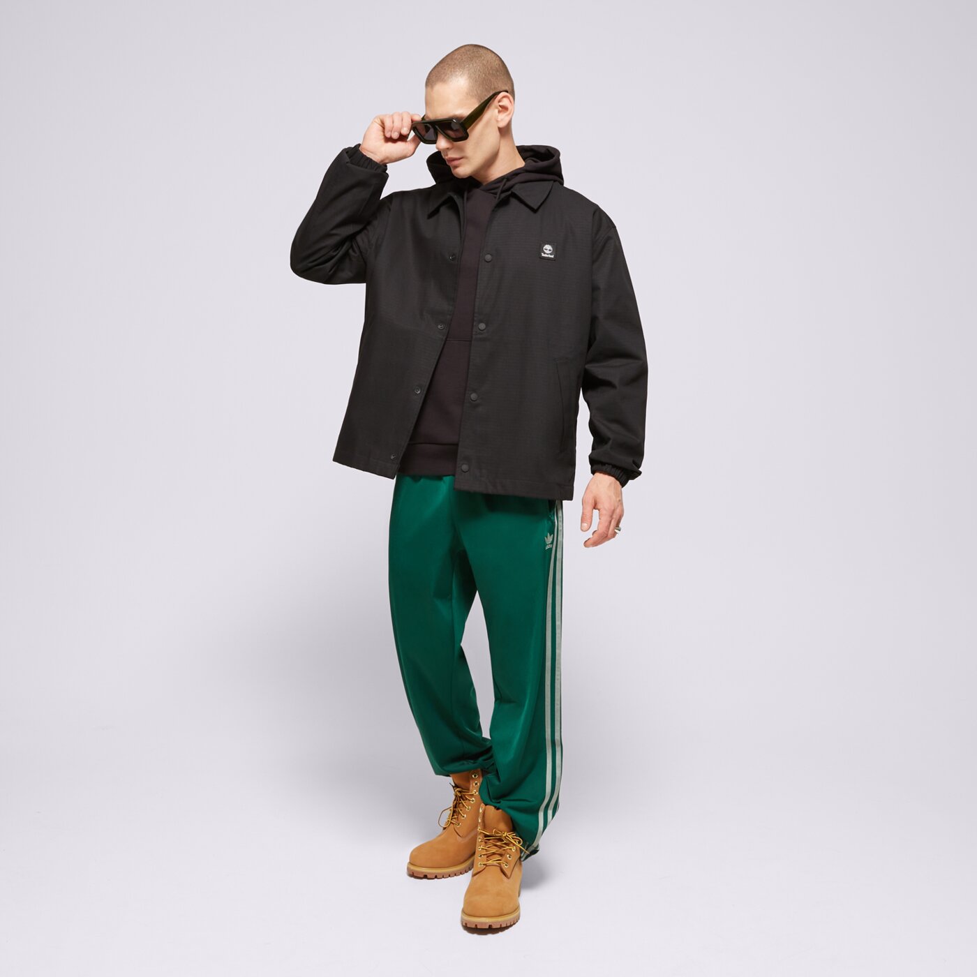 Spodnie dresowe męskie ADIDAS SPODNIE FIREBIRD TP jp2539 kolor zielony