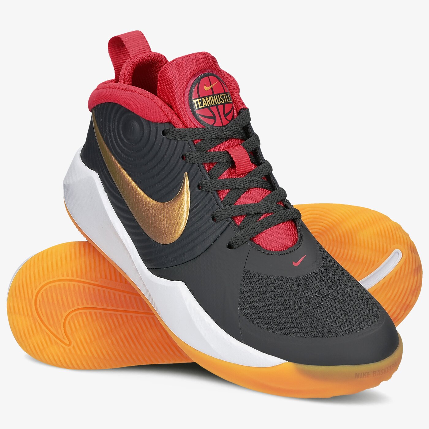 Buty dziecięce do koszykówki NIKE TEAM HUSTLE D 9 aq4224-011 kolor czarny