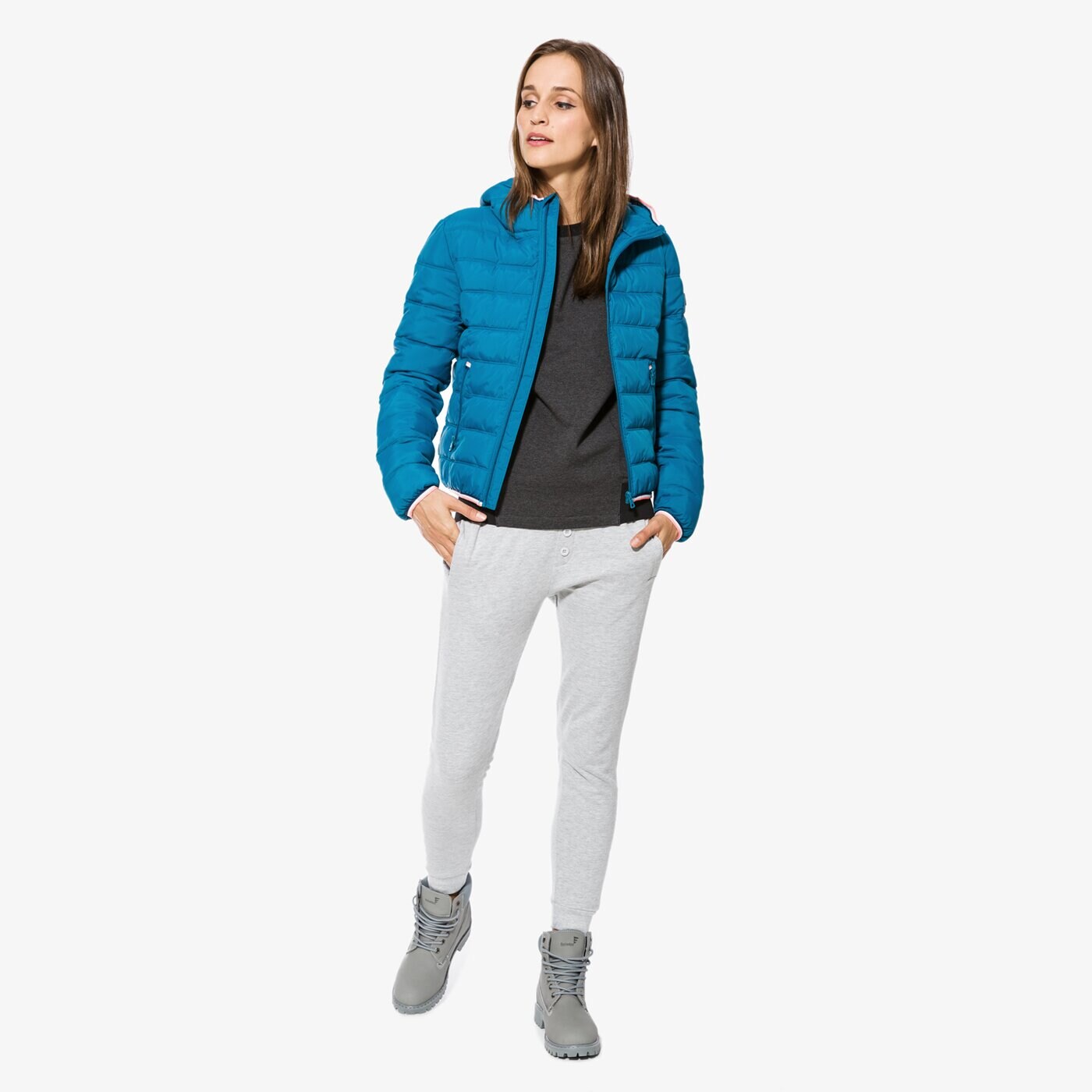 Kurtka zimowa damska LOTTO KURTKA IZA III PAD s9355 kolor niebieski