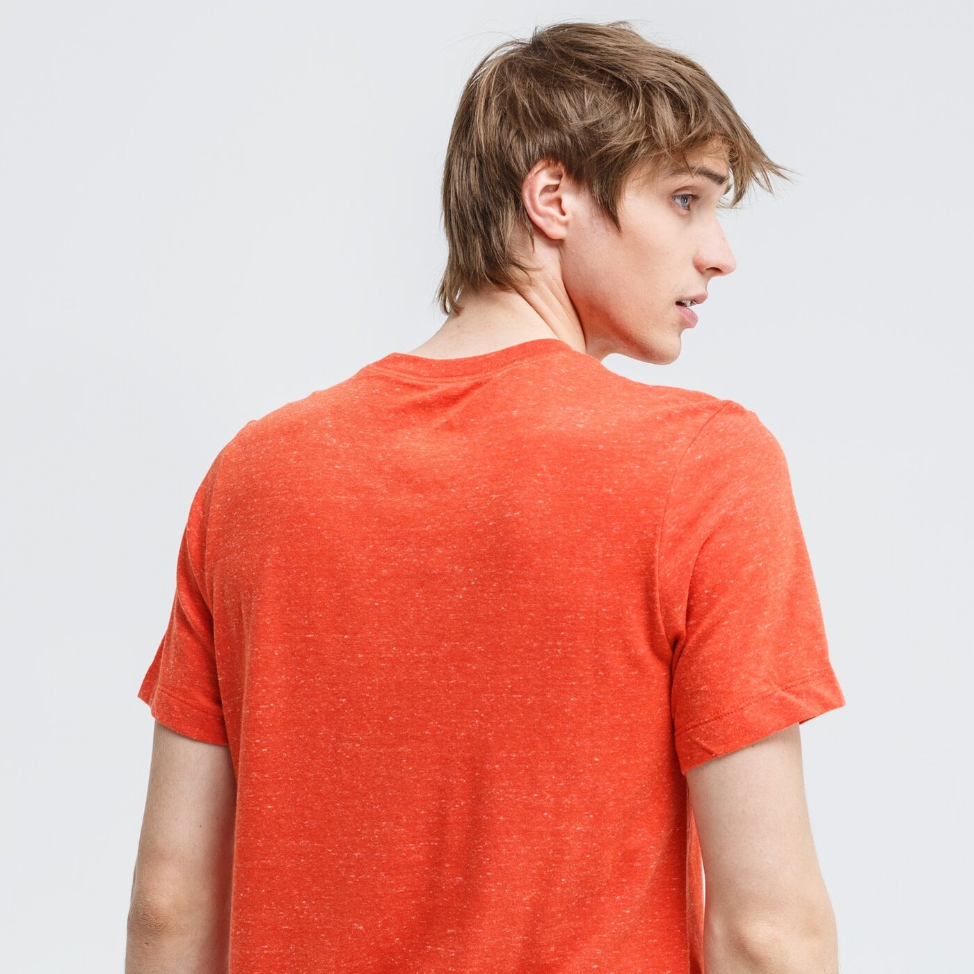 Koszulka męska NIKE T-SHIRT NSW HERITAGE + LBR SS ck2383-861 kolor pomarańczowy