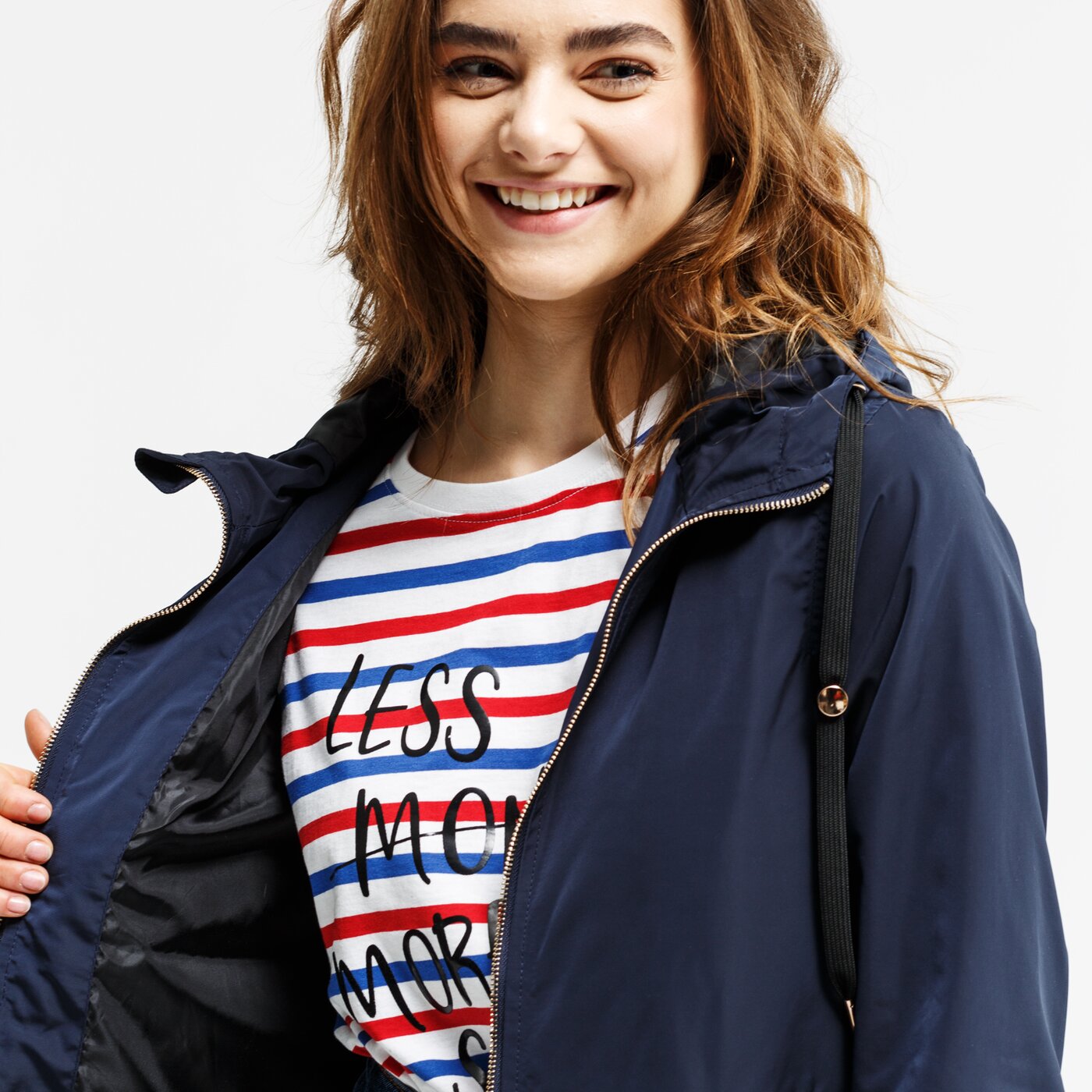 Kurtka przejściowa damska UMBRO KURTKA SPOILY ul19kud13001 kolor granatowy