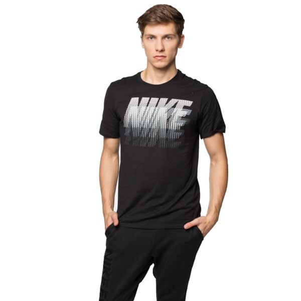 Koszulka męska NIKE T-SHIRT TEE-PWR STACK 684094010 kolor czarny