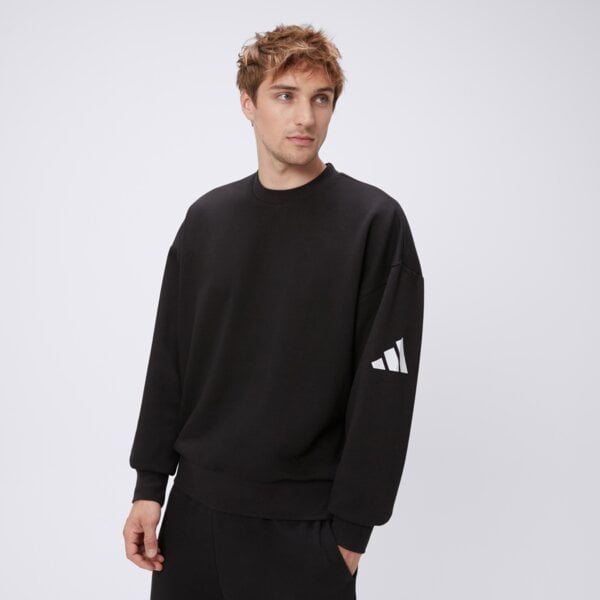 Bluza męska ADIDAS BLUZA M ESSENTIALS LOOSE FIT jf3542 kolor czarny