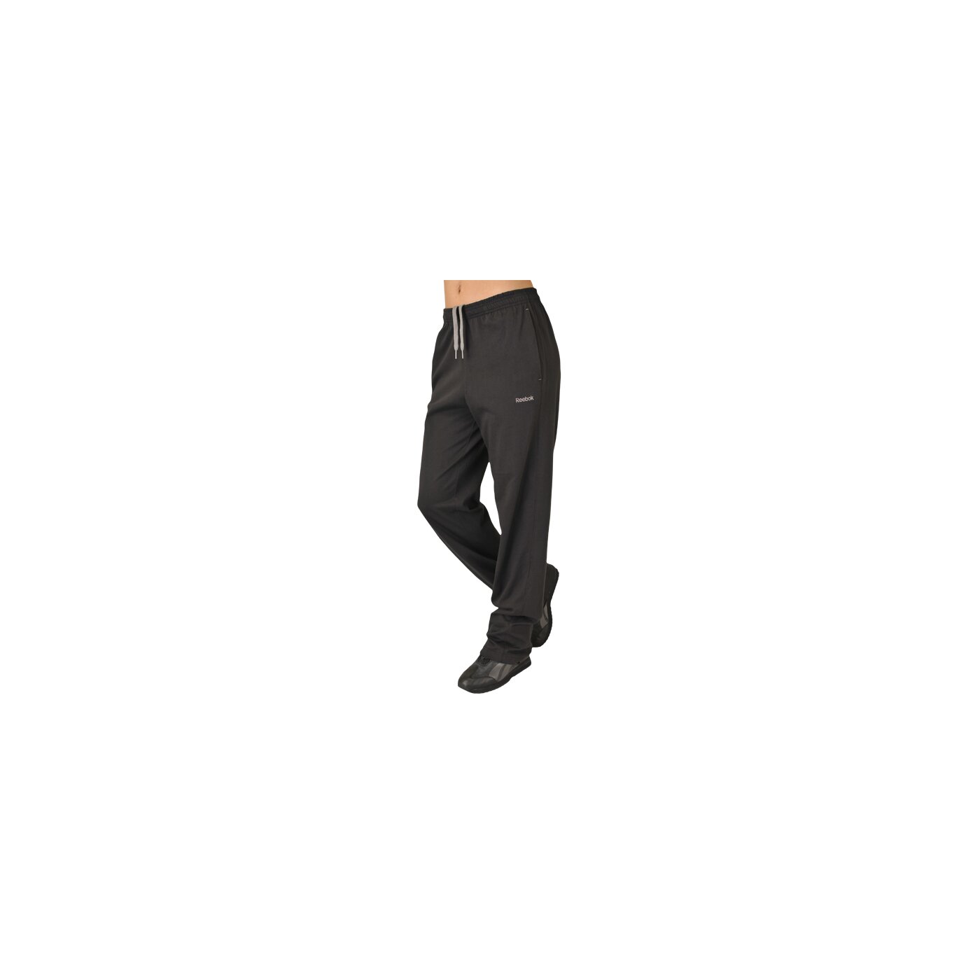 Spodnie dresowe męskie REEBOK SPODNIE KNITPANTOH BLACK w07488 kolor czarny