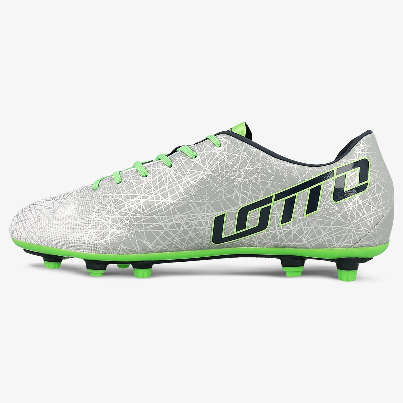 Buty piłkarskie męskie LOTTO LZG VIII 700 FGT s7148 kolor srebrny