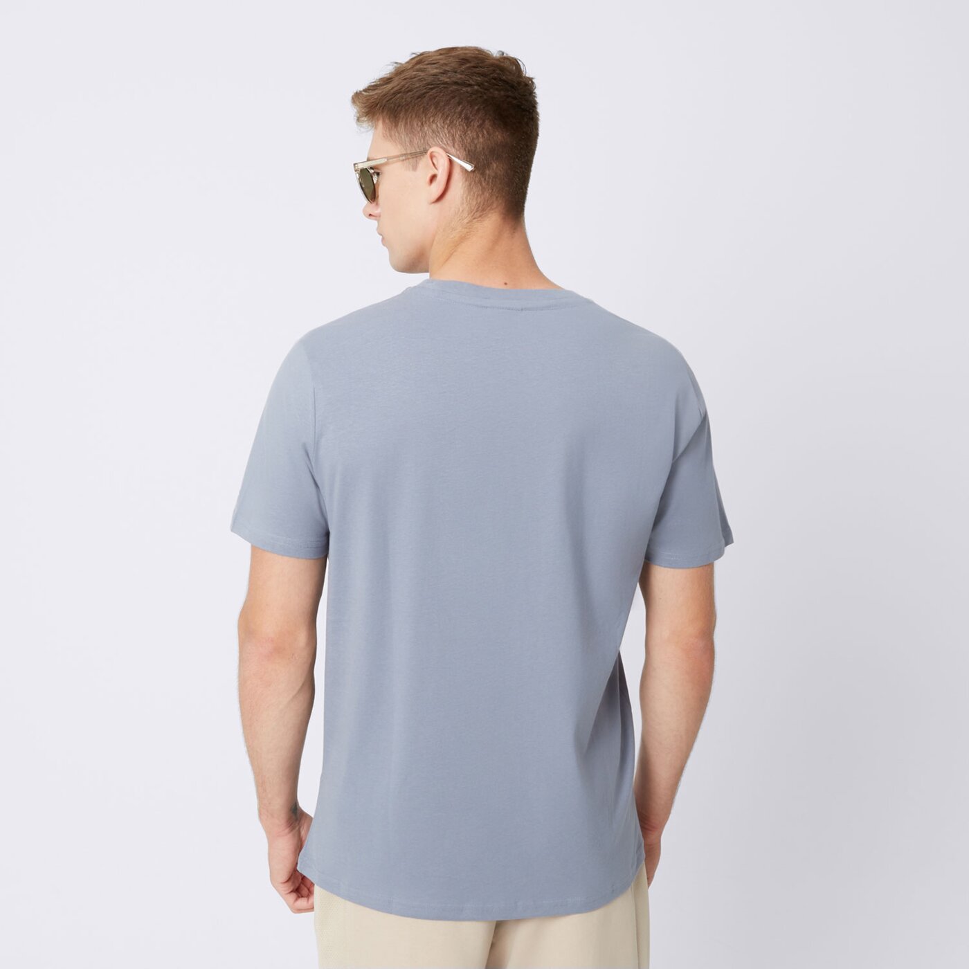 CHAMPION T-SHIRT CREWNECK T-SHIRT (218281BS029) niebieski | Męskie ...