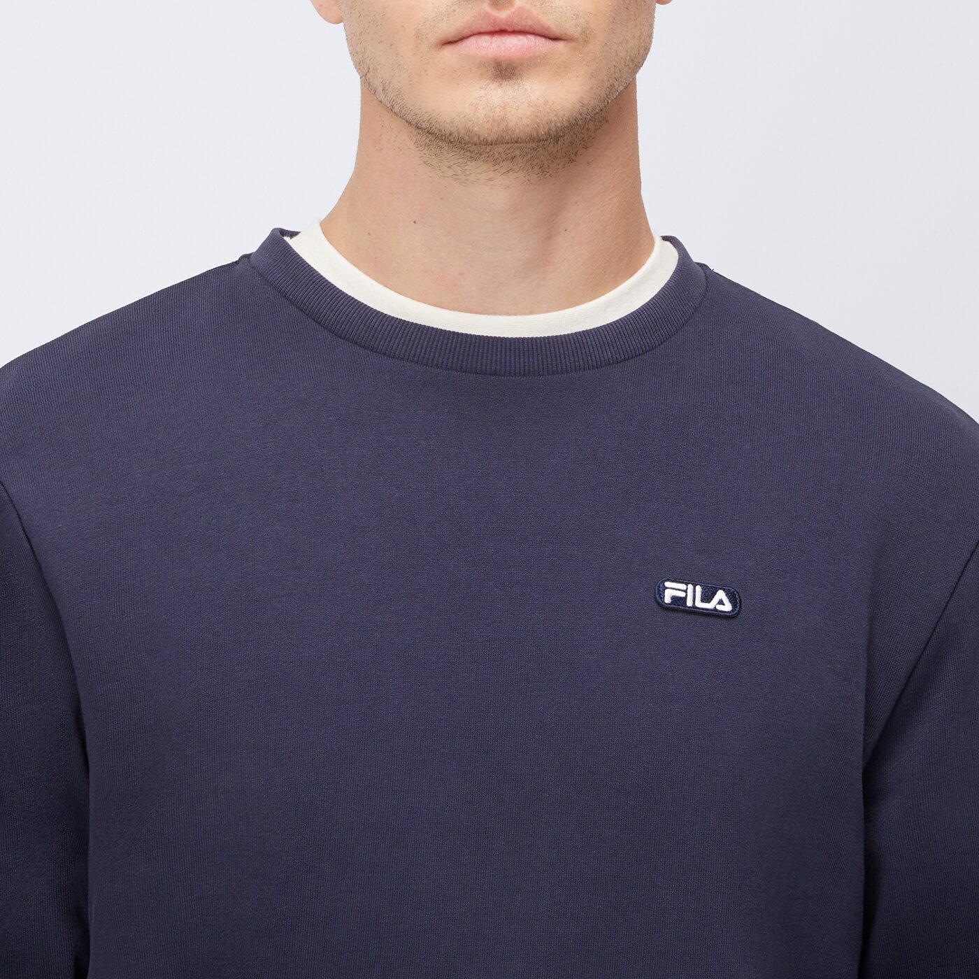 Bluza męska FILA BLUZA GARTH ss25spm058410 kolor granatowy