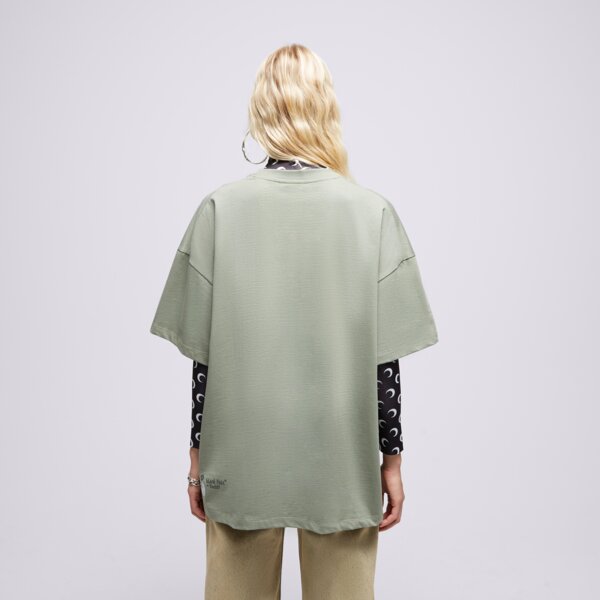 S.NOW JOB SIZEER T SHIRT “BLANK PAGE”-OLIVE si123tsu50003 kolor zielony