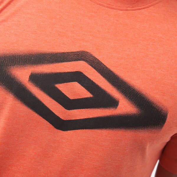 Koszulka męska UMBRO T-SHIRT VELOCITA 62897ucvj kolor pomarańczowy