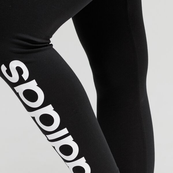 Spodnie dresowe damskie ADIDAS LEGGINGS W E LIN dp2386 kolor czarny
