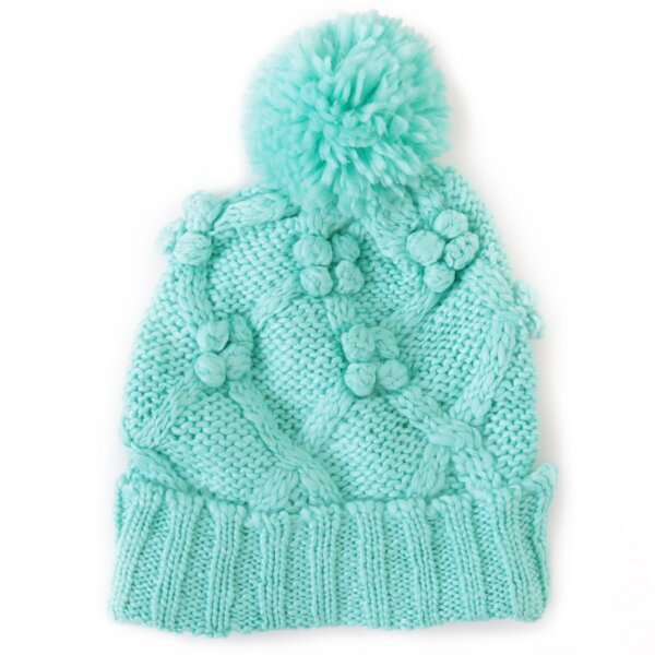 Czapka zimowa damska FEEWEAR CZAPKA ZIMOWA KANSAS MINT fw34cap05 kolor zielony