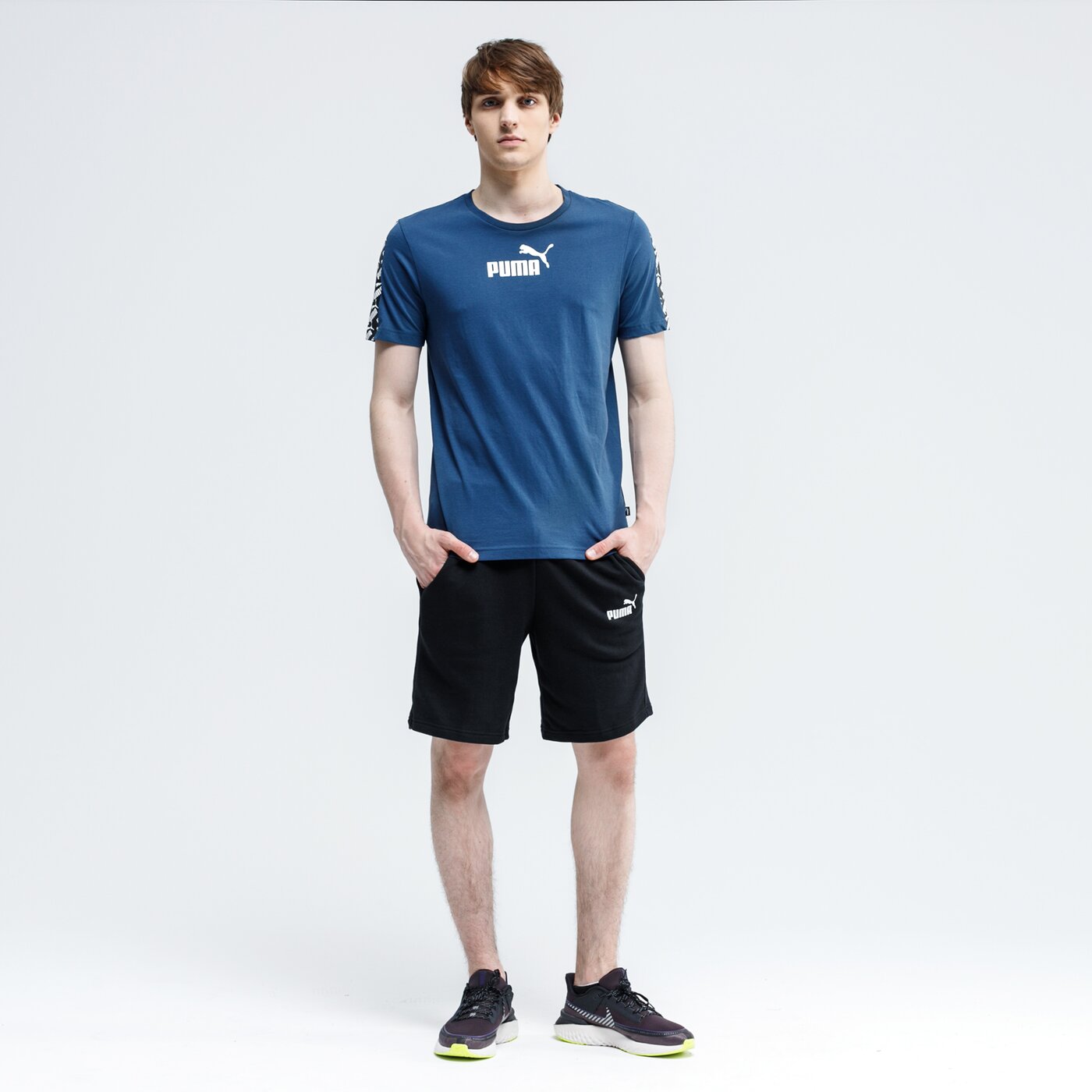 Spodenki męskie PUMA SZORTY ESS SWEAT 10" TR 851769 01 kolor czarny