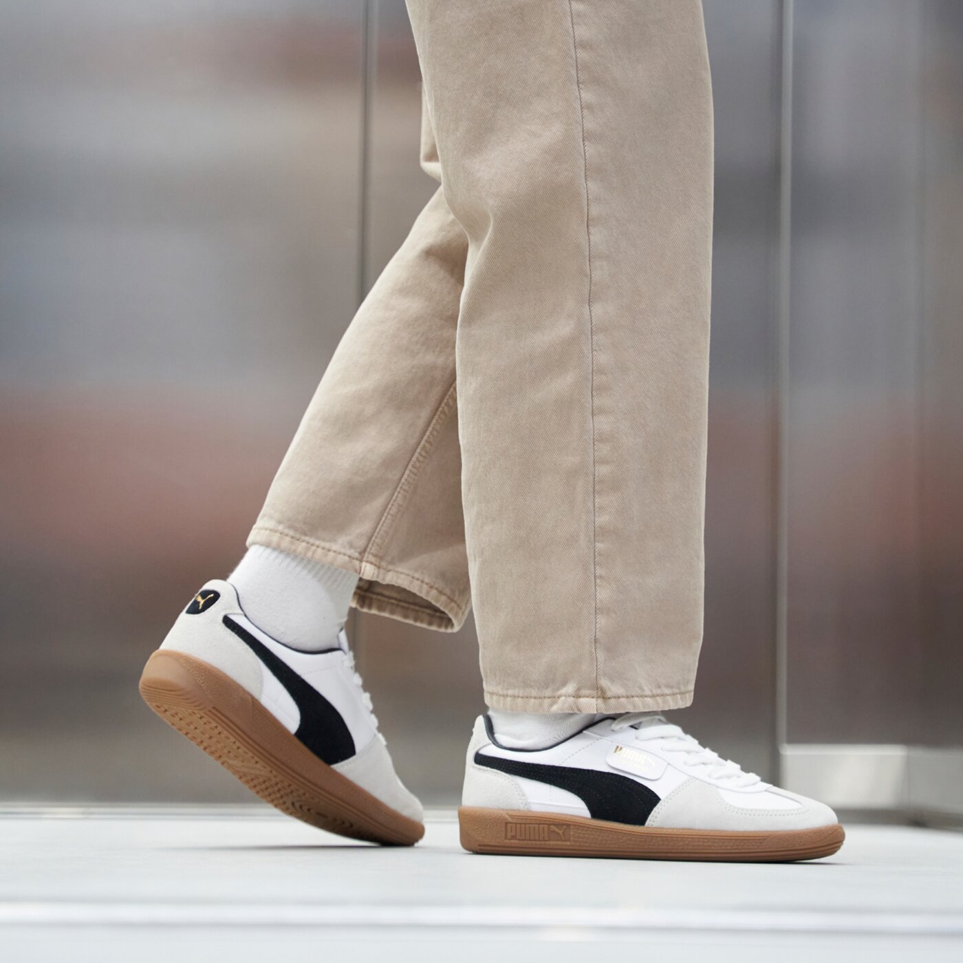 Buty sportowe damskie PUMA PALERMO LTH 39646401 kolor biały