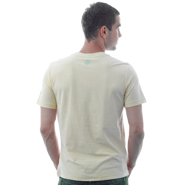 Koszulka męska PUMA T-SHIRT JAMAICA FUN TEE 55992105 kolor żółty