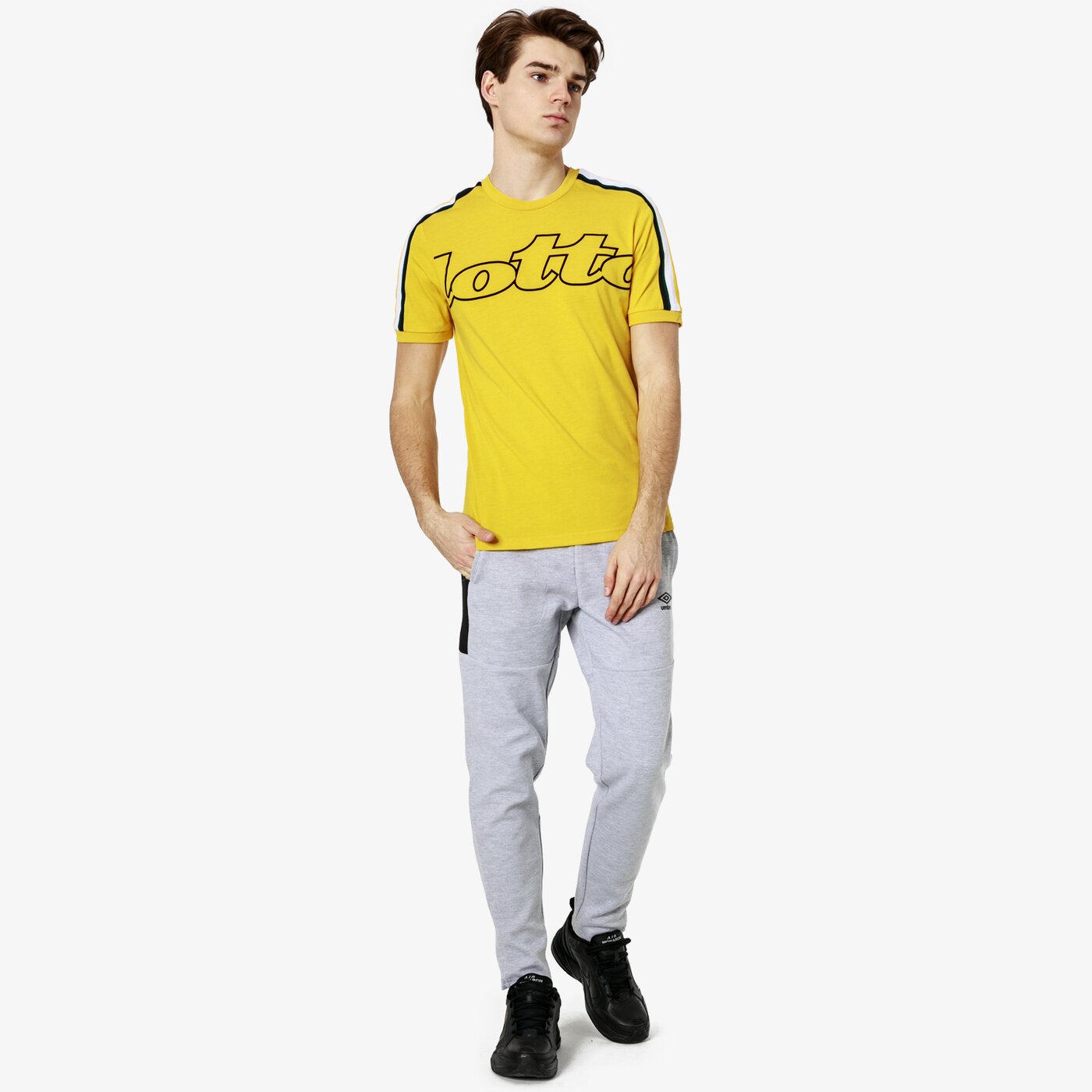 Koszulka męska LOTTO T-SHIRT SS ATHLETICA II STP JS 210874-1ex kolor żółty