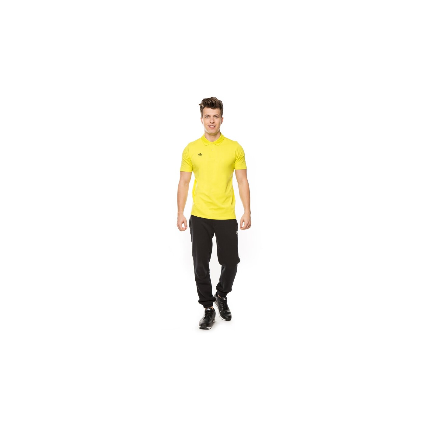 Koszulka polo męska UMBRO POLO JERSEY 62294ugff kolor żółty