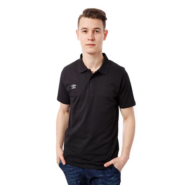 Koszulka polo męska UMBRO POLO JERSEY POLO 62294u090 kolor czarny
