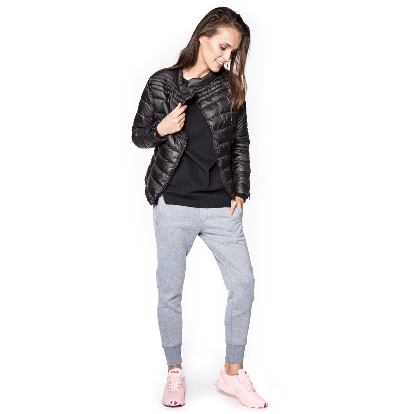 Kurtka zimowa damska LOTTO KURTKA MARNI lo36kud22002 kolor czarny