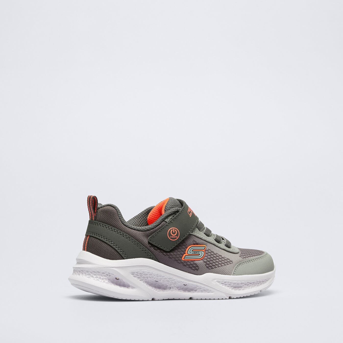Buty dziecięce SKECHERS METEOR-LIGHTS 401495lccgy kolor szary