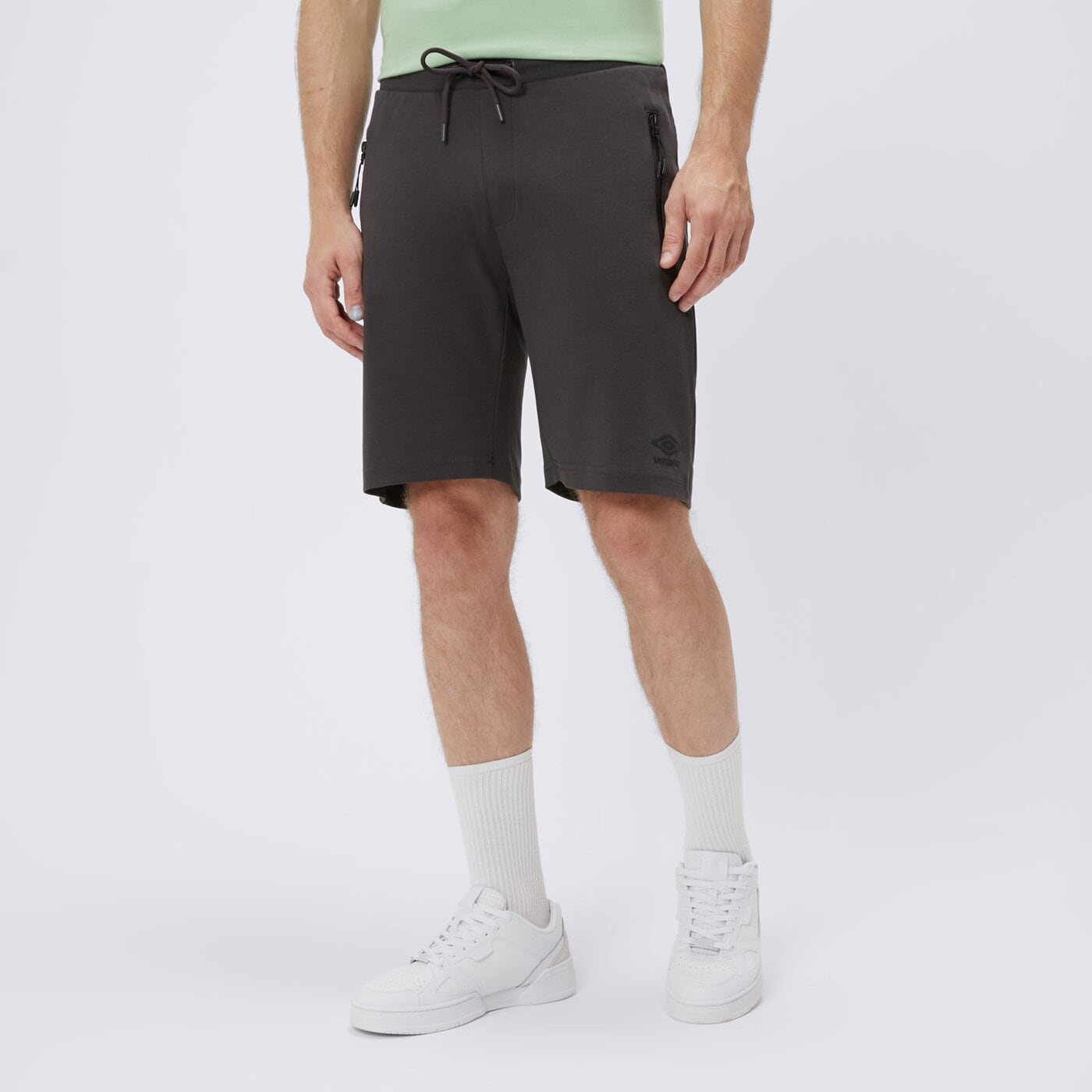 Spodenki męskie UMBRO SZORTY HOLTON ul125szm93001 kolor szary