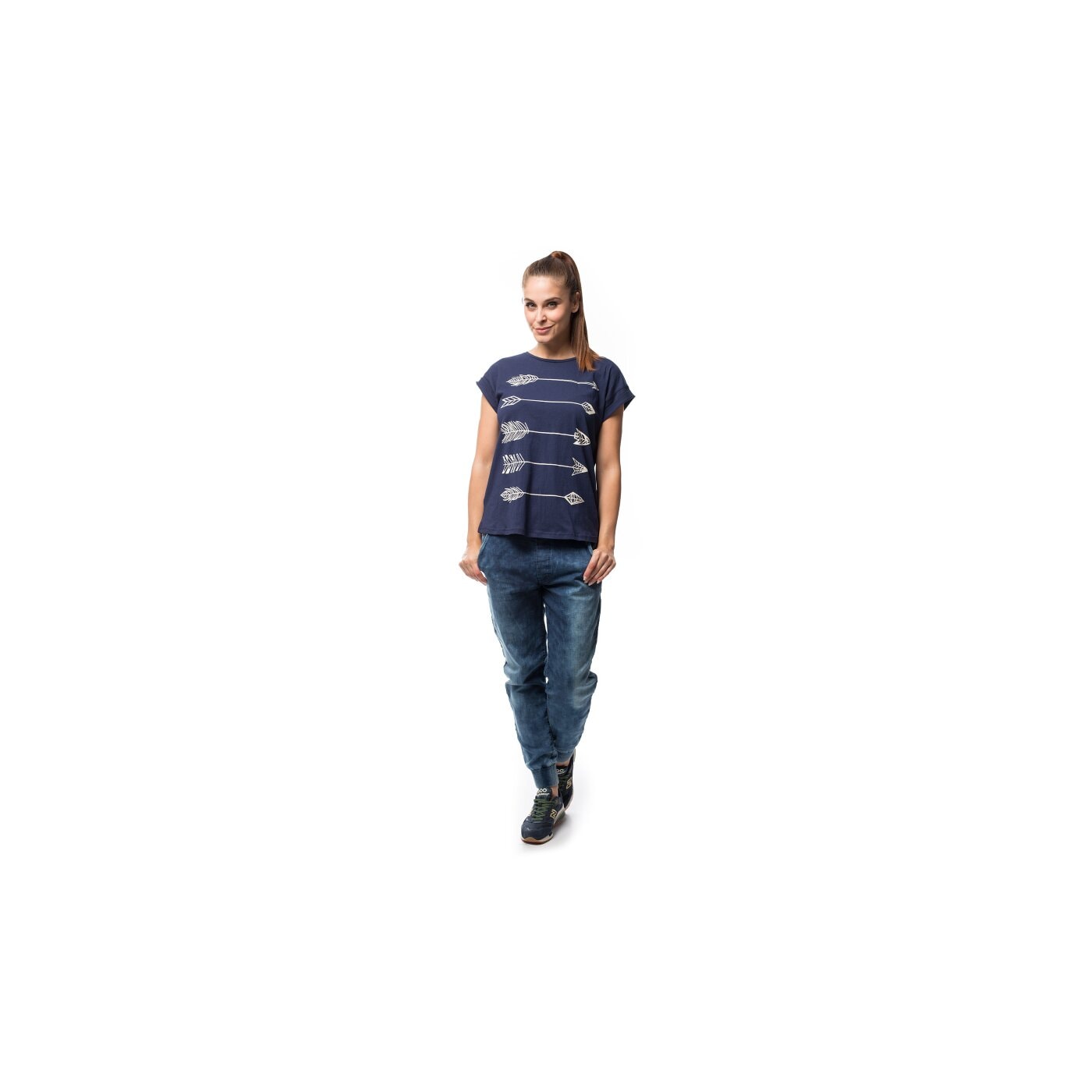 Koszulka damska FEEWEAR T-SHIRT POLS fw35tsd53001 kolor niebieski