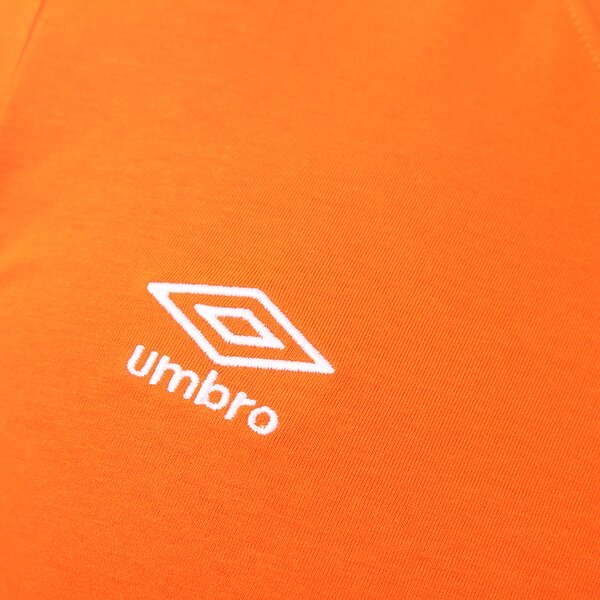 Koszulka męska UMBRO T-SHIRT SMALL LOGO CTN 62293u1f2 kolor pomarańczowy