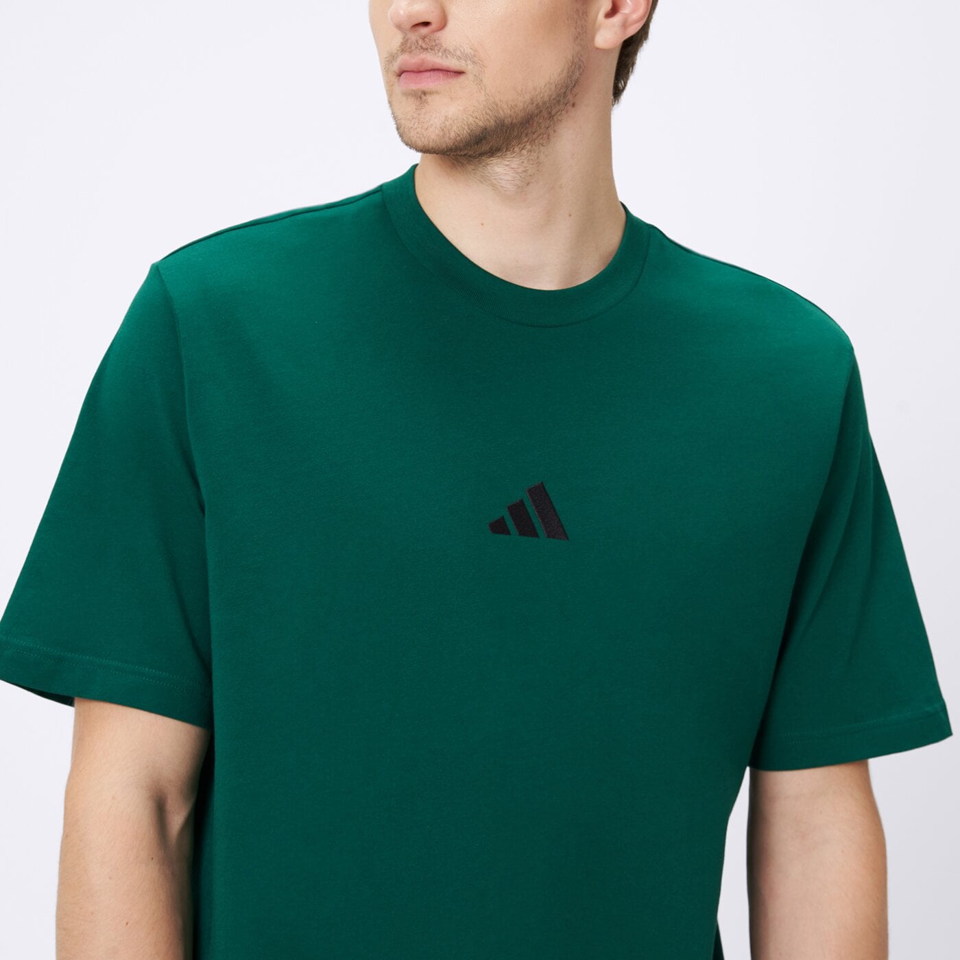 Koszulka męska ADIDAS T-SHIRT M SL SJ T jf1096 kolor zielony