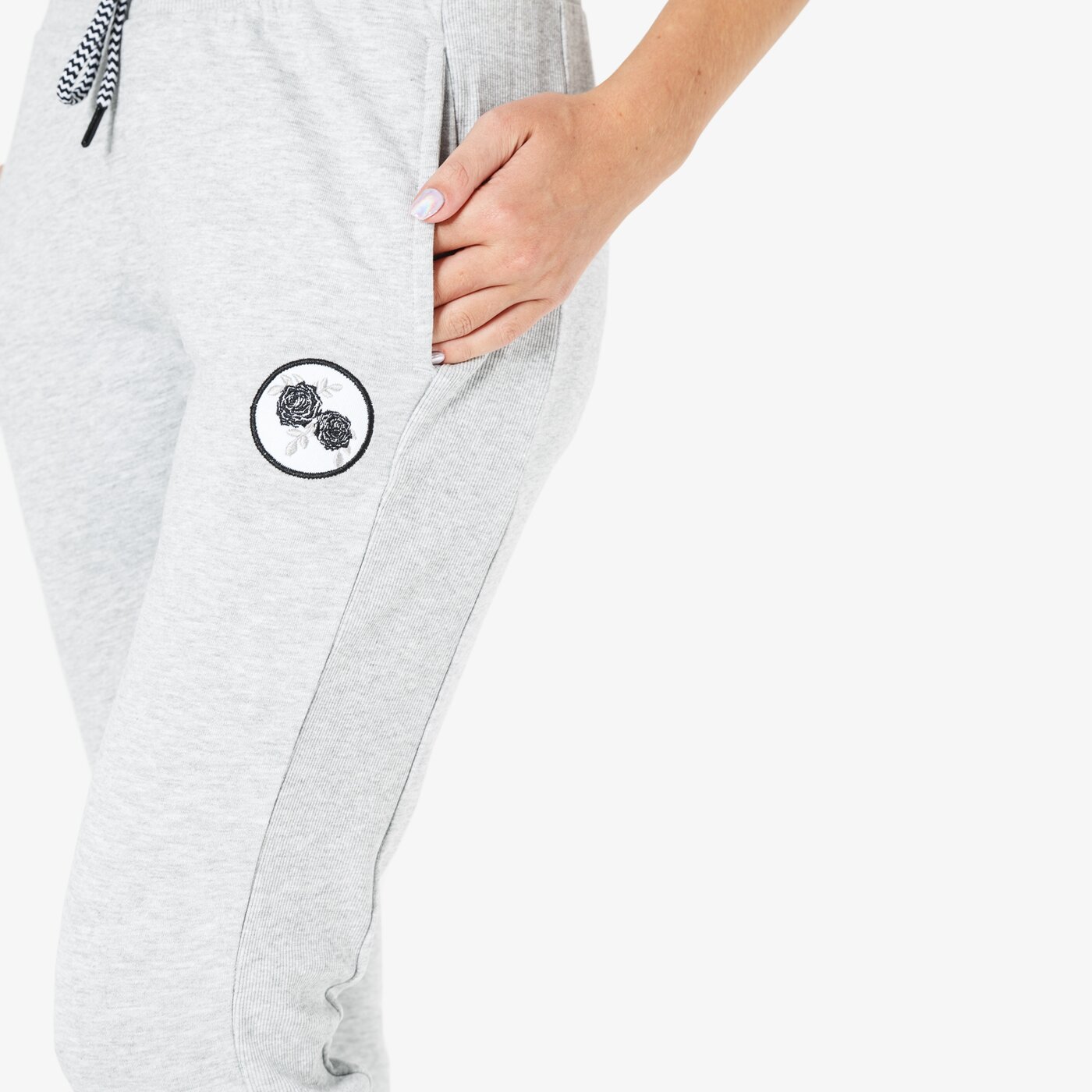 Spodnie dresowe damskie UMBRO SPODNIE CALCITE ul38spd05002 kolor szary