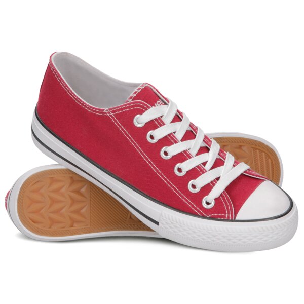 Buty sportowe damskie FEEWEAR TEKSAS LOW fwwv115011 kolor bordowy