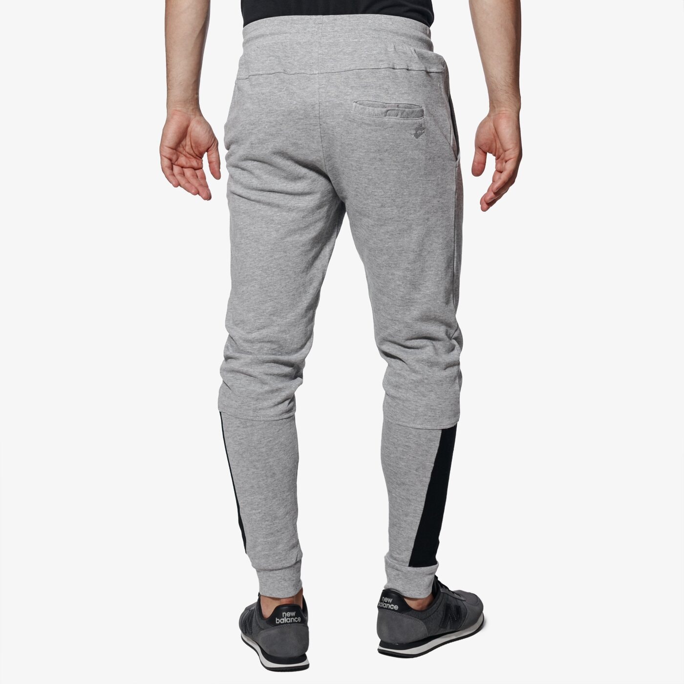 Spodnie dresowe męskie LOTTO SPODNIE SNIPE lo18spm14001 kolor szary