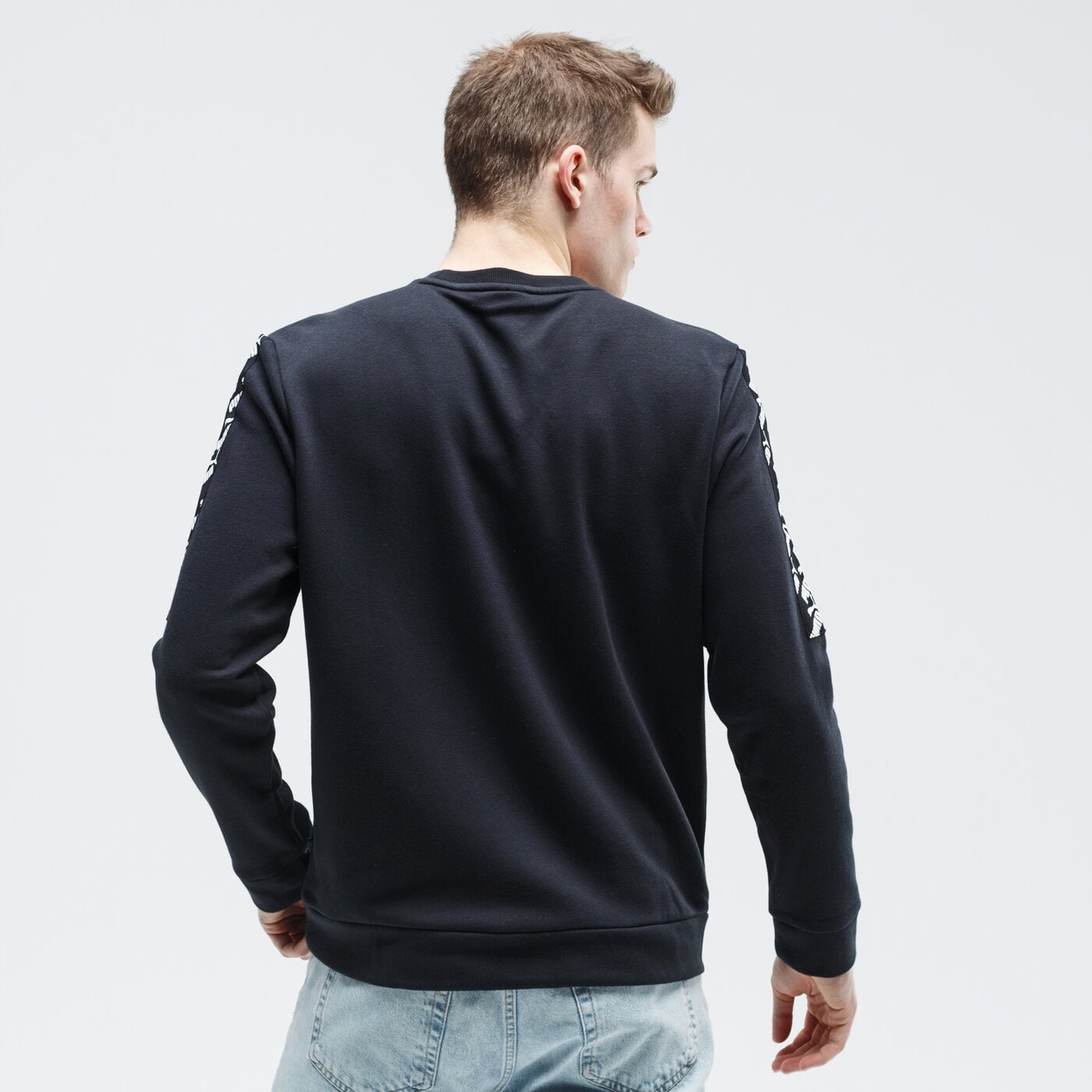 Bluza męska PUMA BLUZA AMPLIFIED CREW TR 581391 01 kolor czarny