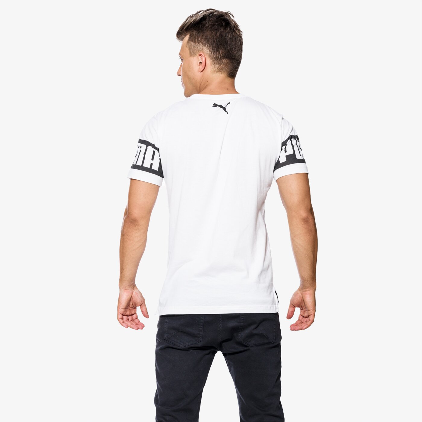 Koszulka męska PUMA T-SHIRT SS REBEL 59245302 kolor biały