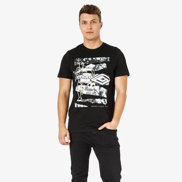 Koszulka męska UMBRO T-SHIRT SS STADIUM ul38tsm54001 kolor czarny