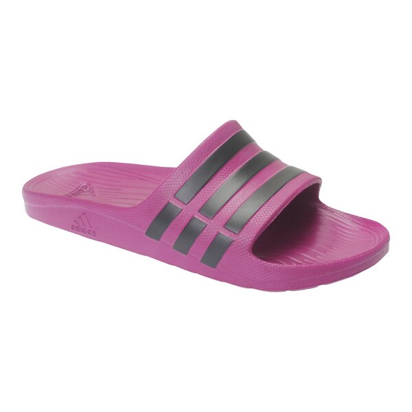Klapki damskie ADIDAS DURAMO SLIDE  g12705 kolor fioletowy